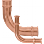 RLS Copper Press 90 deg Elbow (Crimp), 1/4"