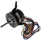 Blower Motor, 1/3 hp, 1075 rpm, 3-Speed, CCW, 115V