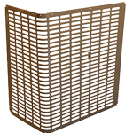 Coil Guard Panel, D-Base, 32", Champagne, LH